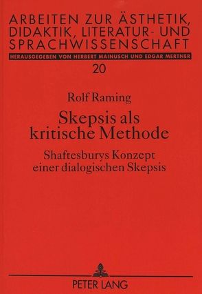 Skepsis als kritische Methode von Raming,  Rolf