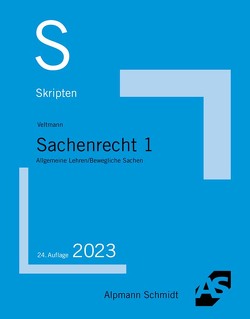 Skript Sachenrecht 1 von Veltmann,  Till