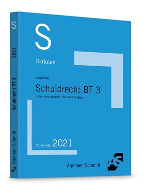 Skript Schuldrecht BT 3 von Langkamp,  Tobias