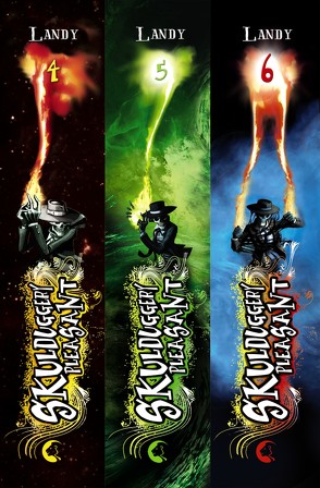 Skulduggery Pleasant: Band 4-6 inklusive eShort von Höfker,  Ursula, Landy,  Derek