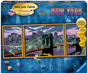 Ravensburger Malen nach Zahlen 28951 – Skyline von New York – ab 14 Jahren