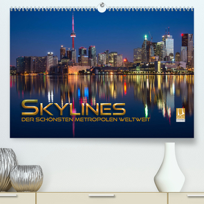 Skylines der schönsten Metropolen weltweit (hochwertiger Premium Wandkalender 2024 DIN A2 quer), Kunstdruck in Hochglanz von Utz,  Renate