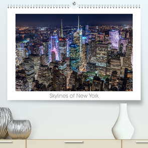 Skylines of New York (Premium, hochwertiger DIN A2 Wandkalender 2023, Kunstdruck in Hochglanz) von Schröder - ST-Fotografie,  Stefan