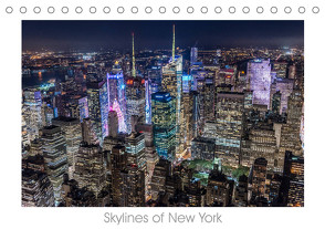 Skylines of New York (Tischkalender 2023 DIN A5 quer) von Schröder - ST-Fotografie,  Stefan