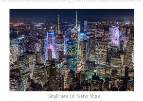 Skylines of New York (Wandkalender 2022 DIN A2 quer) von Schröder - ST-Fotografie,  Stefan