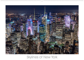 Skylines of New York (Wandkalender 2023 DIN A2 quer) von Schröder - ST-Fotografie,  Stefan