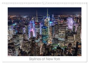 Skylines of New York (Wandkalender 2024 DIN A3 quer), CALVENDO Monatskalender von Schröder - ST-Fotografie,  Stefan