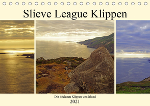 Slieve League Klippen die höchsten Klippen von Irland (Tischkalender 2021 DIN A5 quer) von Paul - Babett's Bildergalerie,  Babett