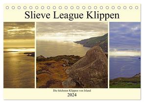 Slieve League Klippen die höchsten Klippen von Irland (Tischkalender 2024 DIN A5 quer), CALVENDO Monatskalender von Paul - Babett's Bildergalerie,  Babett