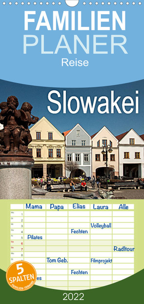 Familienplaner Slowakei (Wandkalender 2022 , 21 cm x 45 cm, hoch) von Hallweger,  Christian