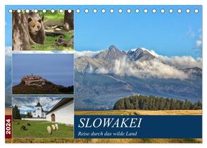 Slowakei – Reise durch das wilde Land (Tischkalender 2024 DIN A5 quer), CALVENDO Monatskalender von Schörkhuber,  Johann