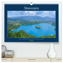 Slowenien – Eine visuelle Reise durch das Land der Kontraste (hochwertiger Premium Wandkalender 2024 DIN A2 quer), Kunstdruck in Hochglanz von Graupner,  Denise