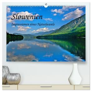 Slowenien – Impressionen eines Naturjuwels (hochwertiger Premium Wandkalender 2024 DIN A2 quer), Kunstdruck in Hochglanz von Plastron Pictures,  Lost