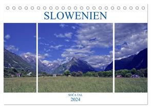 Slowenien – Soca Tal (Tischkalender 2024 DIN A5 quer), CALVENDO Monatskalender von Hadler,  Alfred