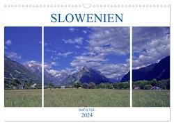 Slowenien – Soca Tal (Wandkalender 2024 DIN A3 quer), CALVENDO Monatskalender von Hadler,  Alfred