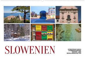 Slowenien – Streifzüge durch atemberaubende Küsten- und Berglandschaften (Wandkalender 2023 DIN A2 quer) von Hallweger,  Christian