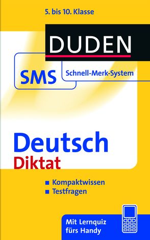 SMS Deutsch – Diktat 5.-10. Klasse von Hock,  Birgit