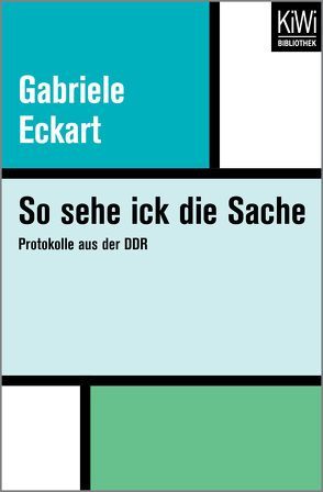 So sehe ick die Sache von Eckart,  Gabriele