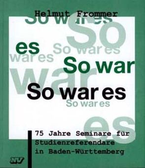 So war es von Frommer,  Helmut, Schavan,  Annette