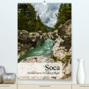 Soca – Sloweniens Smaragdfluss (Premium, hochwertiger DIN A2 Wandkalender 2021, Kunstdruck in Hochglanz) von Bartek,  Alexander