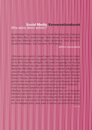 Social Media_Konversationskunst. Wie wärs denn schön? von Alsleben,  Kurd, Bauer,  Zorah Mari, Eske,  Antje