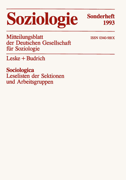 Sociologica von Schäfers,  Bernhard (Hrsg.)