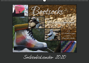 Sockenkalender Bootsocks 2020 (Wandkalender 2020 DIN A2 quer) von myohrengarn.ch, und Viola Borer,  Denise