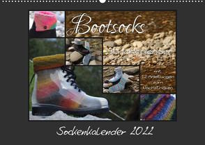 Sockenkalender Bootsocks 2022 (Wandkalender 2022 DIN A2 quer) von myohrengarn.ch, und Viola Borer,  Denise