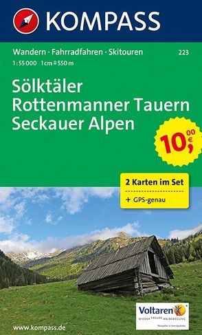 KOMPASS Wanderkarte Sölktäler – Rottenmanner Tauern – Seckauer Alpen von KOMPASS-Karten GmbH