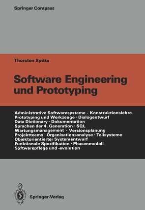 Software Engineering und Prototyping von Spitta,  Irmela, Spitta,  Thorsten