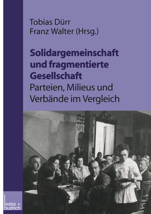 Solidargemeinschaft und fragmentierte Gesellschaft: Parteien, Milieus und Verbände im Vergleich von Dürr,  Tobias, Walter,  Franz