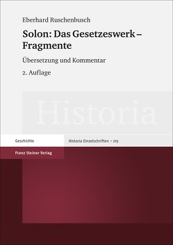 Solon: Das Gesetzeswerk – Fragmente von Bringmann,  Klaus, Ruschenbusch (†),  Eberhard