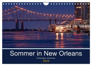 Sommer in New Orleans (Wandkalender 2024 DIN A4 quer), CALVENDO Monatskalender von Enders,  Borg