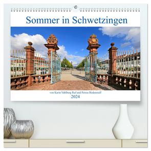 Sommer in Schwetzingen von Karin Vahlberg Ruf und Petrus Bodenstaff (hochwertiger Premium Wandkalender 2024 DIN A2 quer), Kunstdruck in Hochglanz von Bodenstaff Karin Vahlberg Ruf,  Petrus