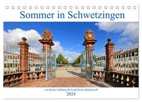 Sommer in Schwetzingen von Karin Vahlberg Ruf und Petrus Bodenstaff (Tischkalender 2024 DIN A5 quer), CALVENDO Monatskalender von Bodenstaff Karin Vahlberg Ruf,  Petrus