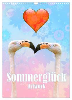 Sommerglück – Artwork (Wandkalender 2024 DIN A3 hoch), CALVENDO Monatskalender von Brunner-Klaus,  Liselotte