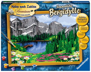 Ravensburger Malen nach Zahlen 28898 – Sommerliche Bergidylle – ab 14 Jahren