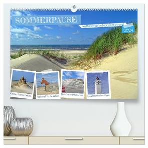 Sommerpause – An Dänemarks Nordseestrand (hochwertiger Premium Wandkalender 2024 DIN A2 quer), Kunstdruck in Hochglanz von Felix,  Holger