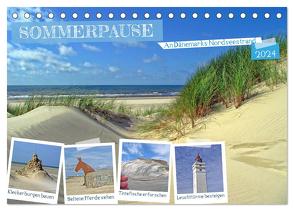 Sommerpause – An Dänemarks Nordseestrand (Tischkalender 2024 DIN A5 quer), CALVENDO Monatskalender von Felix,  Holger