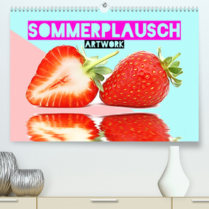 Sommerplausch – Artwork (Premium, hochwertiger DIN A2 Wandkalender 2023, Kunstdruck in Hochglanz) von Brunner-Klaus,  Liselotte