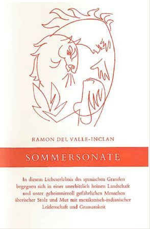 Sommersonate von de Vries,  Regina, del Valle-Inclán,  Ramón María, von Uslar,  Gerda