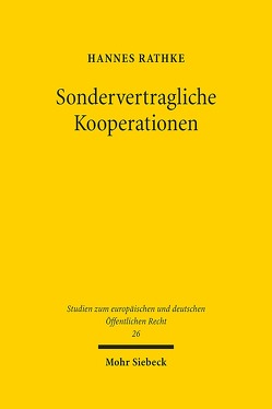 Sondervertragliche Kooperationen von Rathke,  Hannes