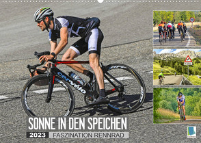 Sonne in den Speichen – Faszination Rennrad (Wandkalender 2023 DIN A2 quer) von CALVENDO