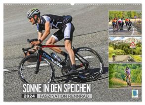 Sonne in den Speichen – Faszination Rennrad (Wandkalender 2024 DIN A2 quer), CALVENDO Monatskalender von CALVENDO,  CALVENDO