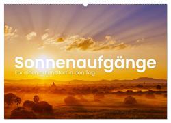 Sonnenaufgänge – Für einen guten Start in den Tag. (Wandkalender 2024 DIN A2 quer), CALVENDO Monatskalender von SF,  SF