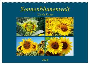 Sonnenblumenwelt (Wandkalender 2024 DIN A2 quer), CALVENDO Monatskalender von Kruse,  Gisela