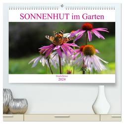 Sonnenhut im Garten (hochwertiger Premium Wandkalender 2024 DIN A2 quer), Kunstdruck in Hochglanz von Kruse,  Gisela