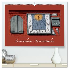 Sonnenuhren – Sonnenstunden (hochwertiger Premium Wandkalender 2024 DIN A2 quer), Kunstdruck in Hochglanz von Keller,  Angelika