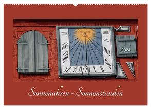 Sonnenuhren – Sonnenstunden (Wandkalender 2024 DIN A2 quer), CALVENDO Monatskalender von Keller,  Angelika