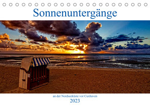 Sonnenuntergänge, an der Nordseeküste vor Cuxhaven (Tischkalender 2023 DIN A5 quer) von / Detlef Thiemann,  DT-Fotografie